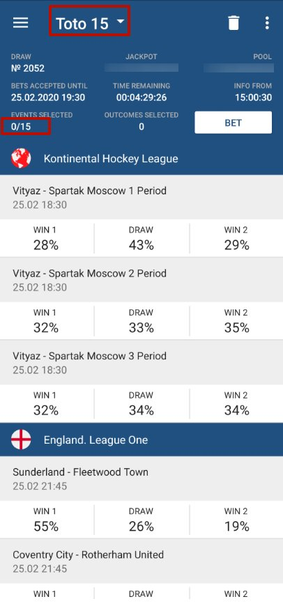 About Toto, Lotto, Fin Bets at 1xbet
